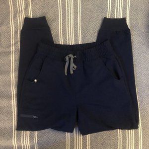 Figs Zamora High Waisted Navy Scrub Joggers